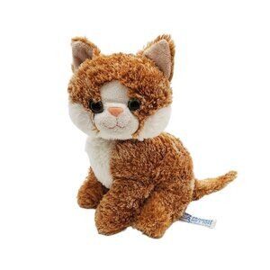 10" TABBY CAT Princess Soft Toys MELISSA & Doug Beanbag Plush Stuffed Kitten Toy